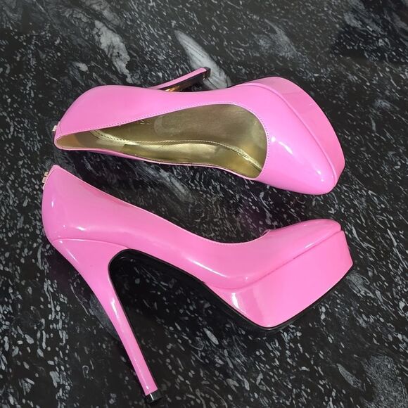 BRAND NEW GUESS PLATFORM HEELS WITH STILETTO WITH ROUNDED TOE G1 - Picture 12 of 16